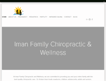 Tablet Screenshot of imanchiropractic.com